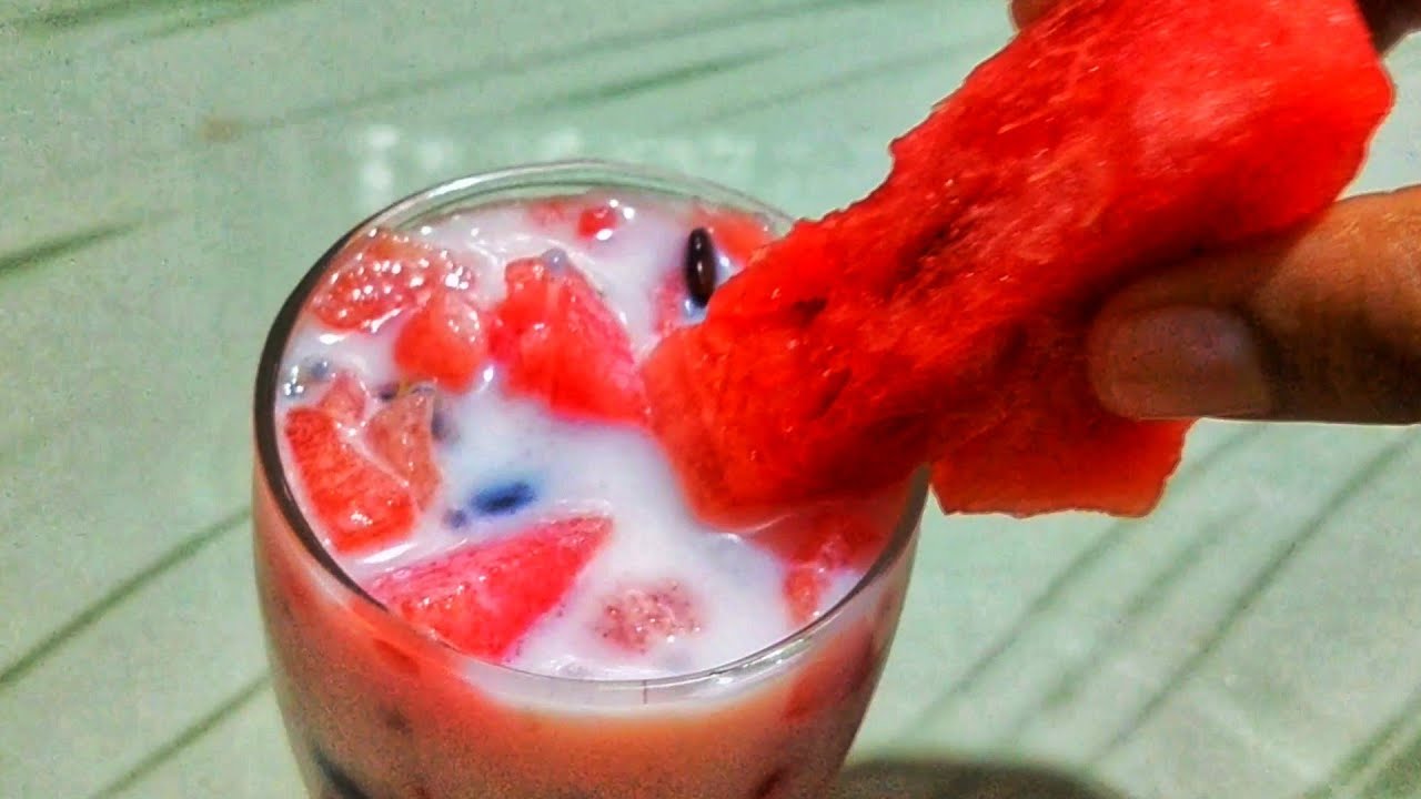 പുതിയ രുചിയിൽ തണ്ണിമത്തൻ ജ്യൂസ്  😋/watermelon juice in fresh taste /simple recipe . . .