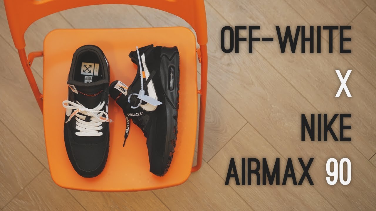 Off-White x Nike Airmax 90 Black Overview