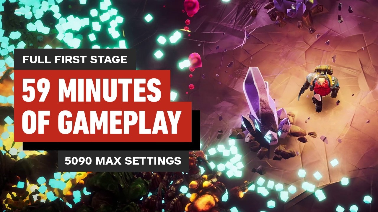 Deep Rock Galactic: Survivor - The First 59 Minutes (RTX 5090, 4K, 60FPS, Max Settings)