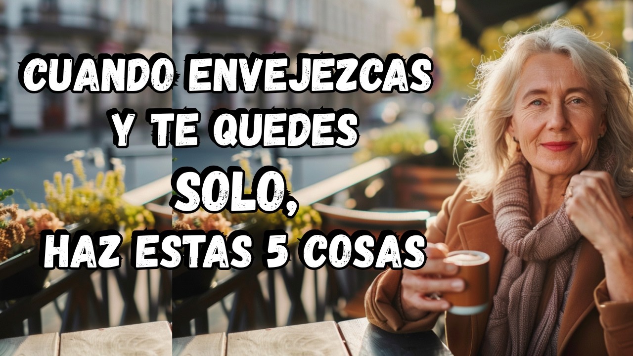 Cuando envejezcas y te quedes solo, haz estas 5 cosas