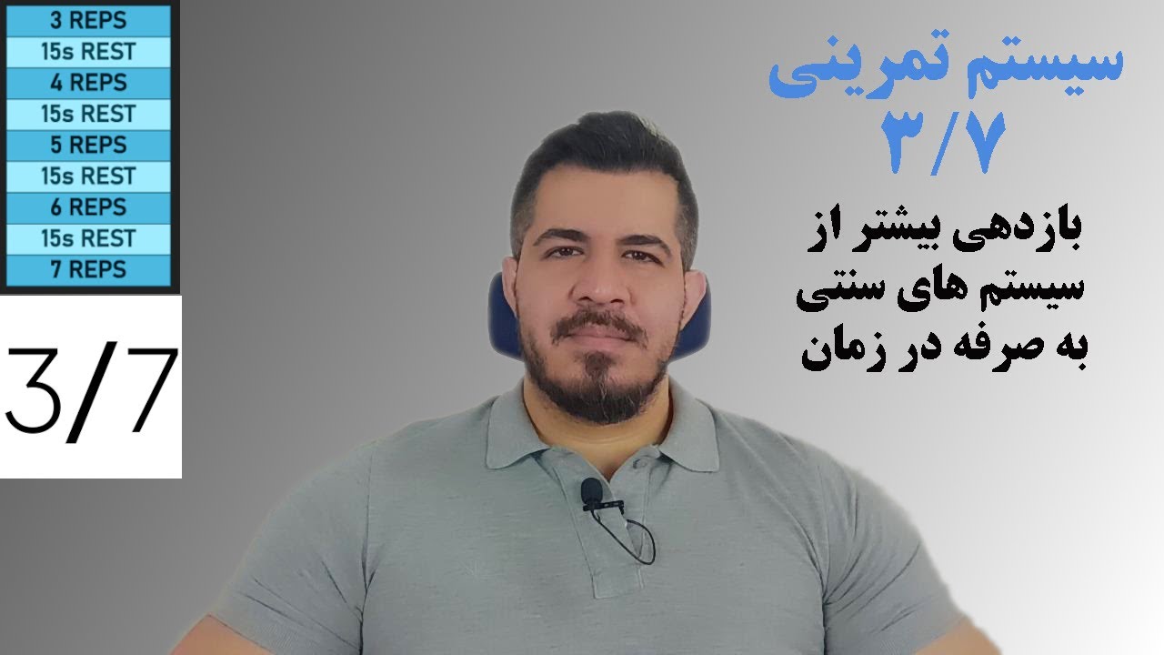 سیستم تمرینی ۳/۷ |  سیستمی بسیار کارآمد در ساخت عضله و افزایش قدرت