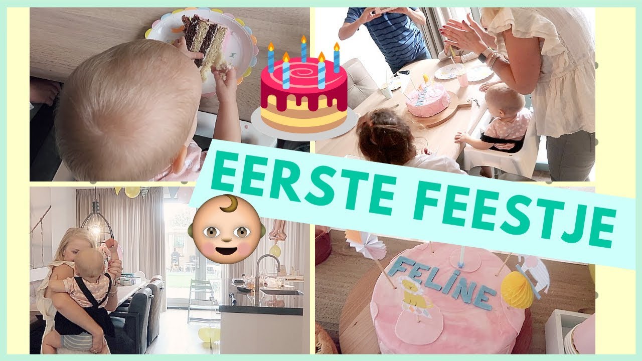 Eerste VERJAARDAG BABY Feline 🎂💖| 👶🏼DREUMES fase | VLOG #42 Kelly caresse