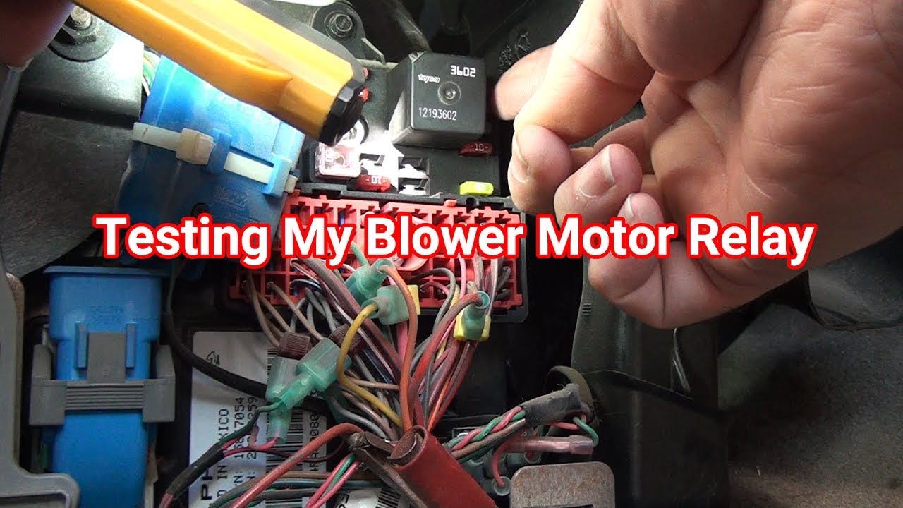 Chevy 2 4L HHR AC, Heater Fan Relay Check.