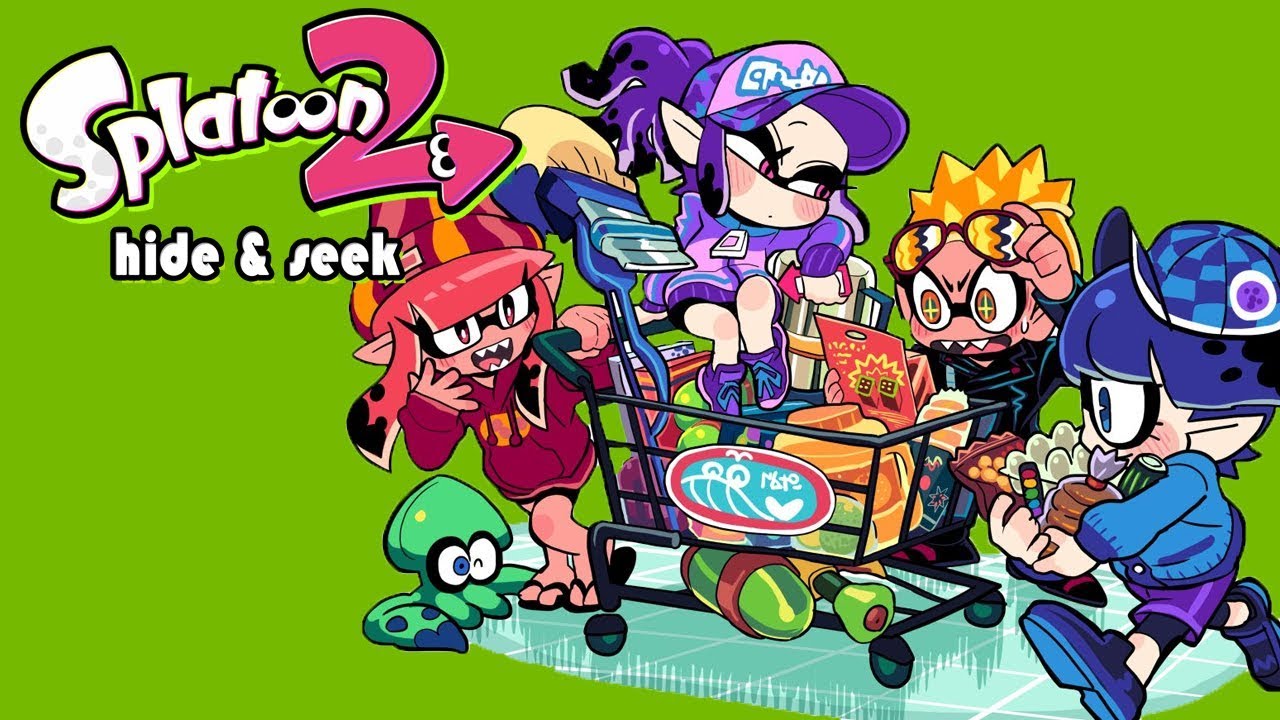 Hide & Seek at MakoMart! (Splatoon 2 Funny Moments)