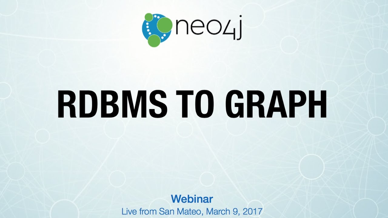 RDBMS to Graph