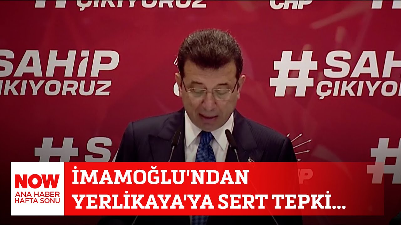 İmamoğlu'ndan Yerlikaya'ya sert tepki... 2 Kasım 2024 Ozan Gündoğdu ile NOW Ana Haber Hafta Sonu