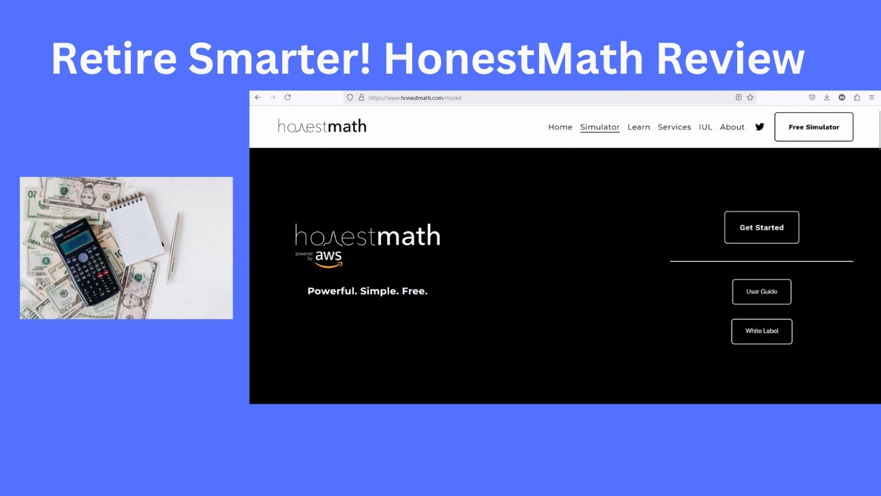 Master Your Retirement Plan with HonestMath.com: Free Tool Walkthrough & Review!  #finance