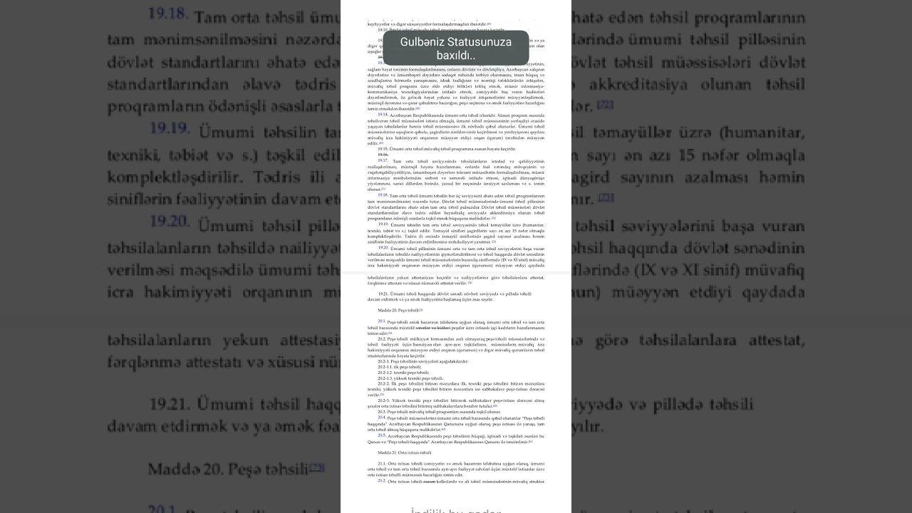 Mövzu:Təhsil haqqında qanun 3