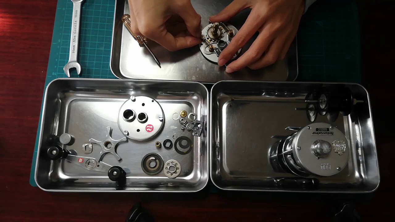 ブガルシア　アンバサダー　5500C　組み立ての手順（テスト）メンテナンス　オーバーホール