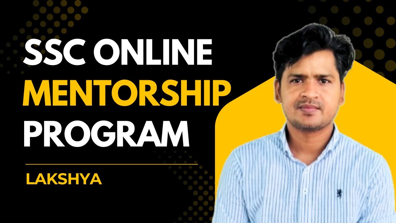 SSC ONLINE MENTORSHIP PROGRAM || INTRODUCTION || SSC CGL 2026