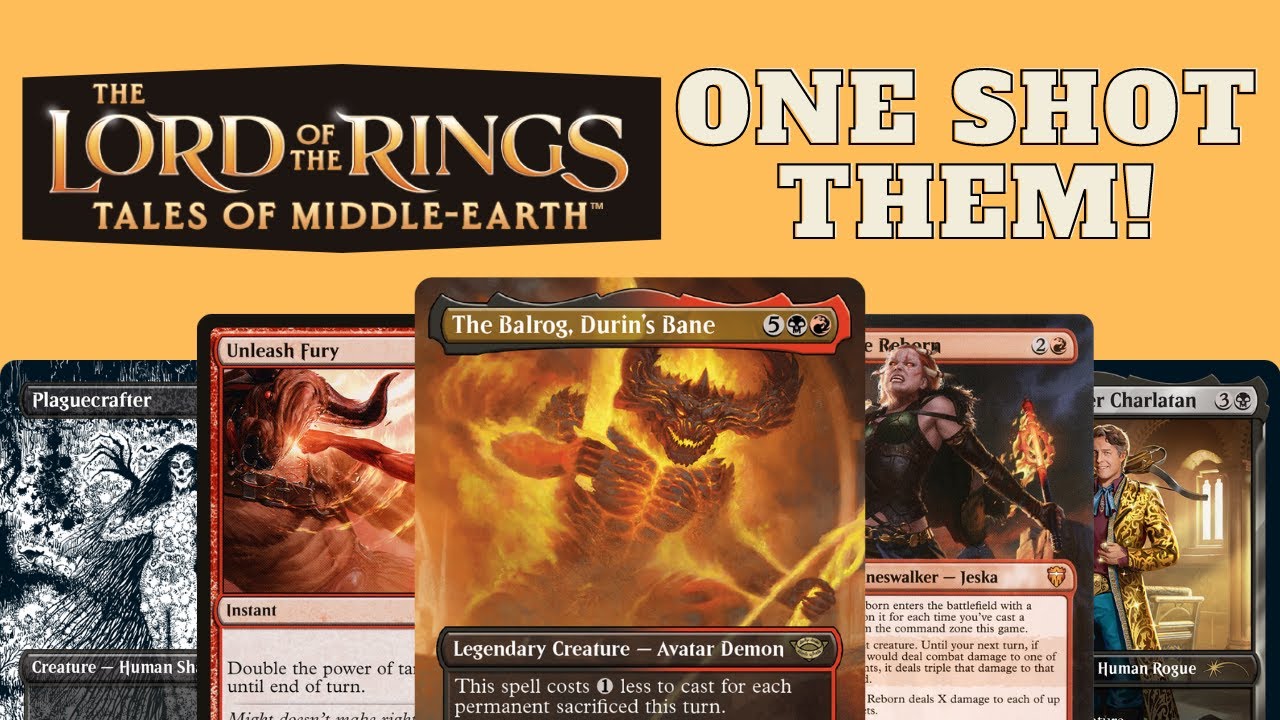 This demon can ONE SHOT someone! | Who's That Commander? | The Balrog, Durin's Bane EDH Deck Tech