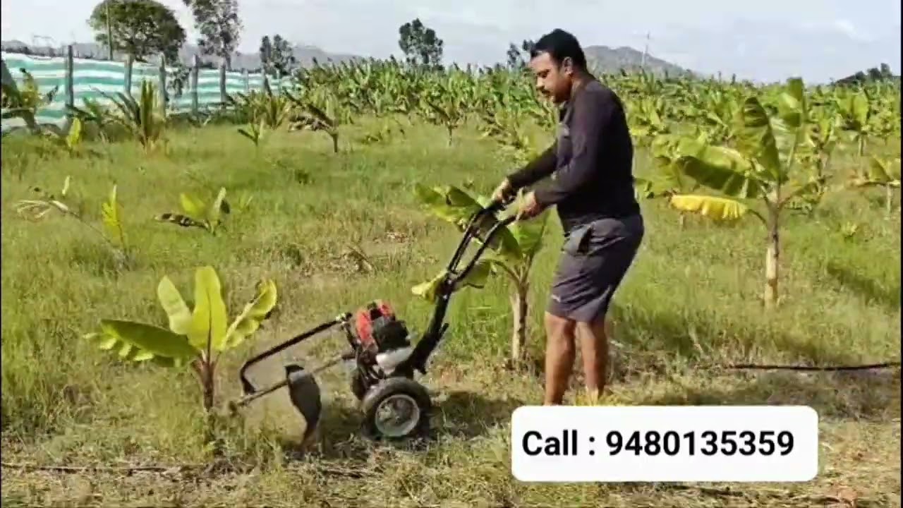 ಚಕ್ರ ಇರುವ ಹುಲ್ಲು ಕತ್ತರಿಸುವ ಯಂತ್ರ| 