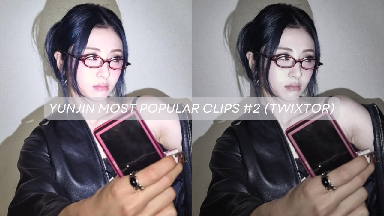YUNJIN MOST POPULAR CLIPS FOR EDITS #2 (TWIXTOR version) | sophi⁷