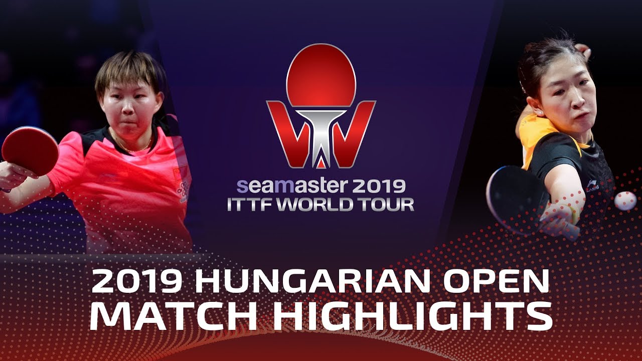 Zhu Yuling vs Liu Shiwen | 2019 ITTF World Tour Hungarian Open Highlights (1/2)