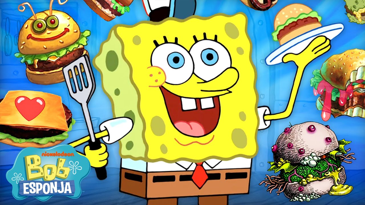 Bob Esponja | Todo Krabby Patty dos episódios clássicos de SpongeBob! 🍔 | 45 minutos | Português