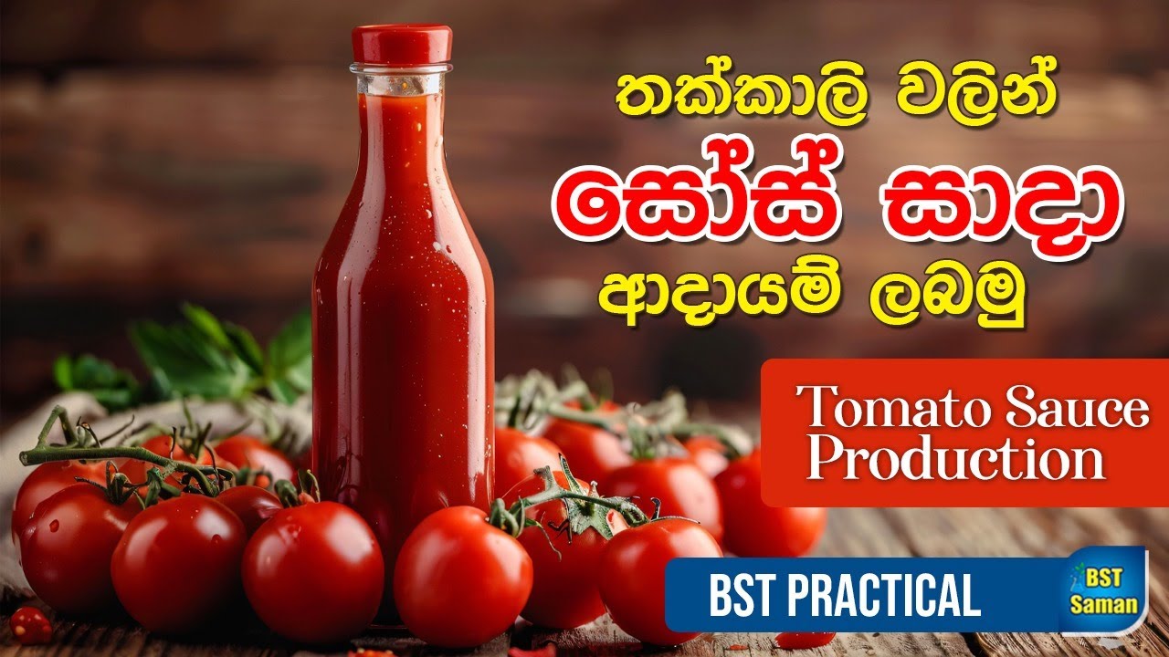 තක්කාලි වෙනුවට සෝස් විකුනමු Tomato souce