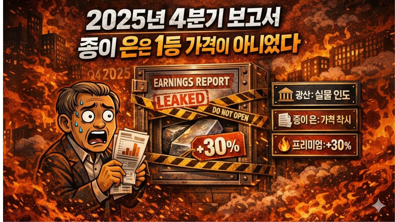2025년 4분기 보고서: 종이 은은 1등 가격이 아니었다… 광산은 30% 웃돈으로 거래 [실물 프리미엄의 진실]