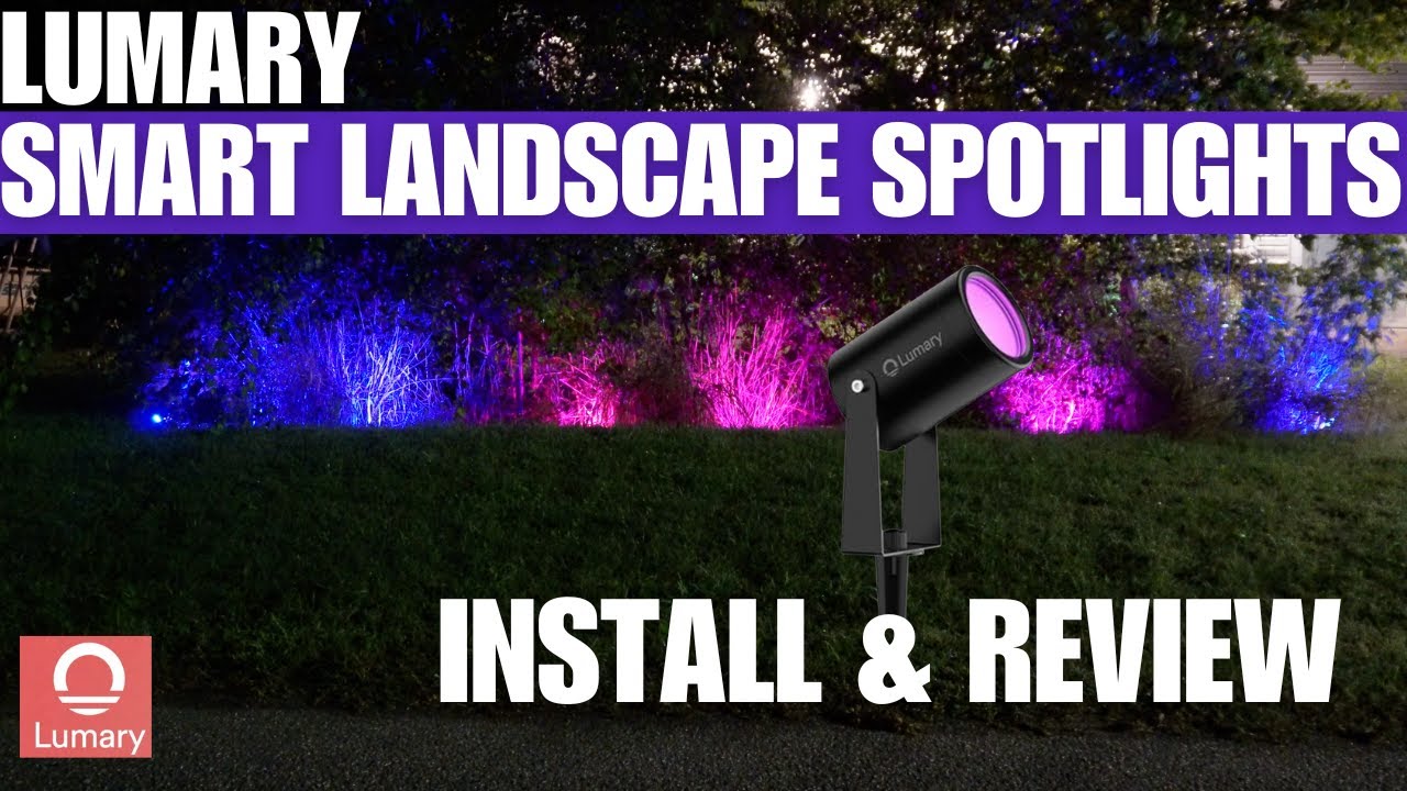 Lumary Smart Landscape Spotlight Installation and Review