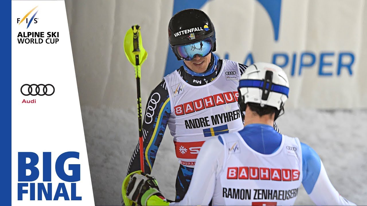 Zenhausern vs. Myhrer | Big Final | Stockholm (City Event) | Men's PSL | FIS Alpine