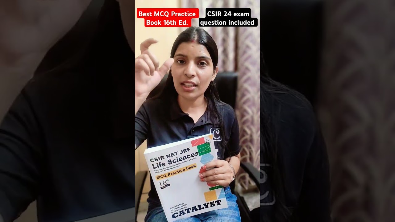Best MCQ practice book for CSIR net life science exam!# shorts# shortsvideo