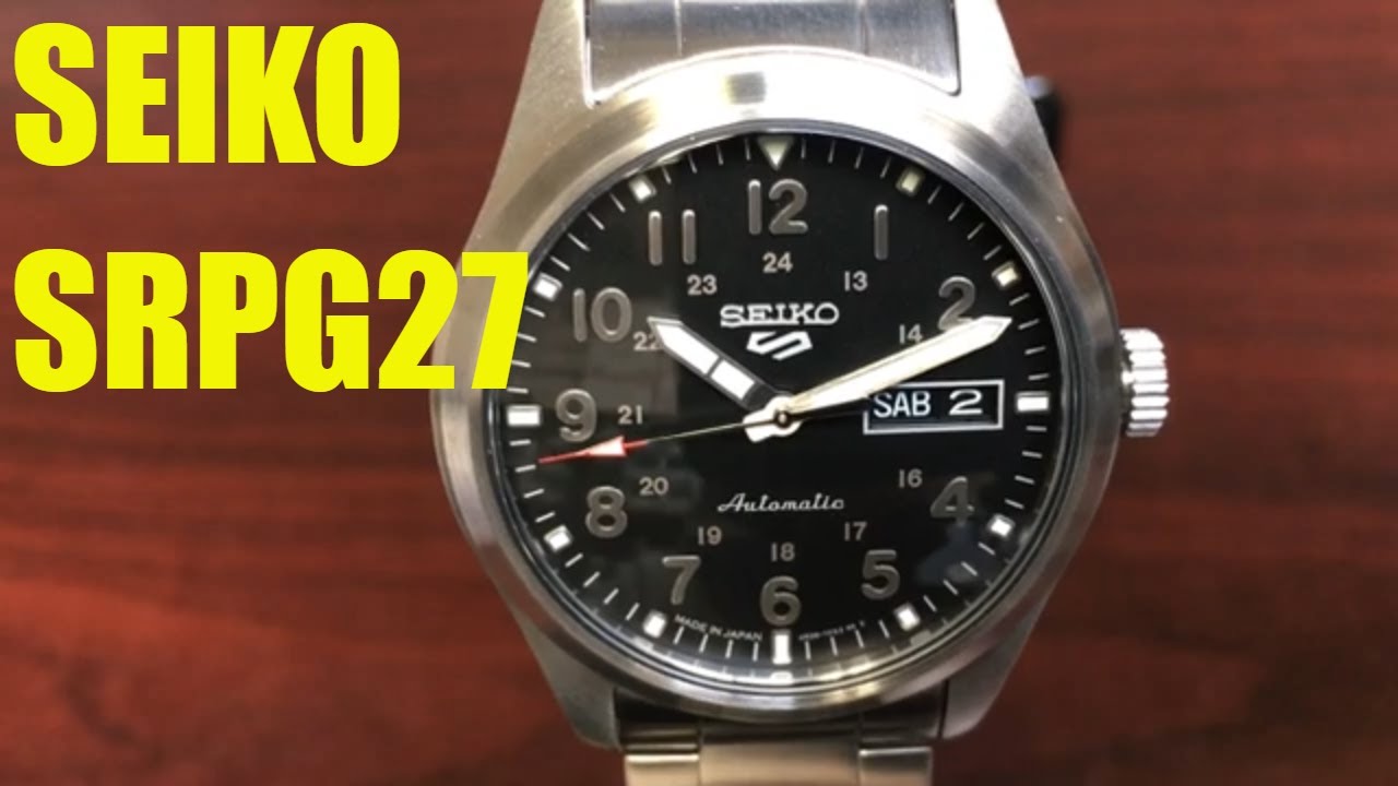 Seiko 5 Sports Stainless Steel Automatic Watch SRPG27