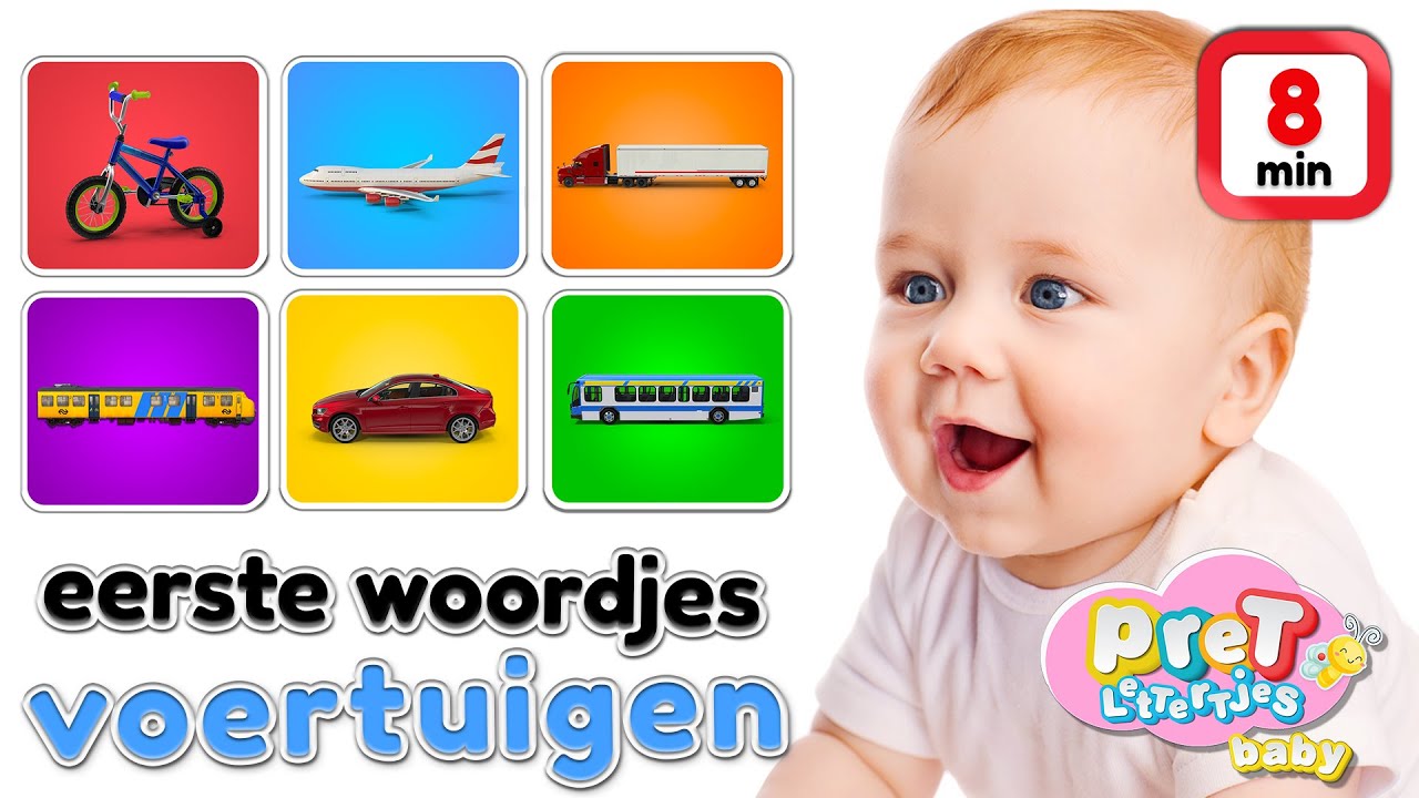 Woordjes leren &bull; VOERTUIGEN &bull; Baby tv Nederlandse baby filmpjes