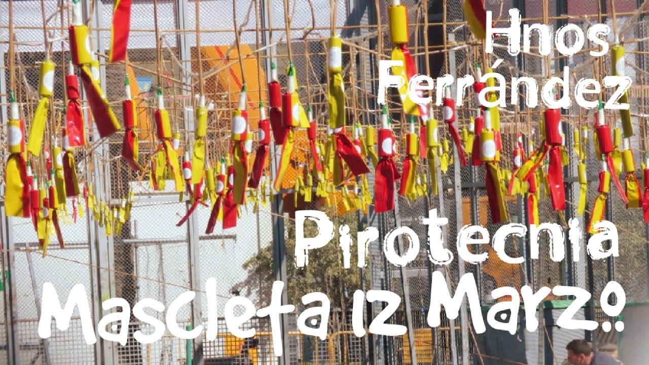 Mascletà 12 Marzo 2019 Martes Pirotecnia Hnos Ferrández