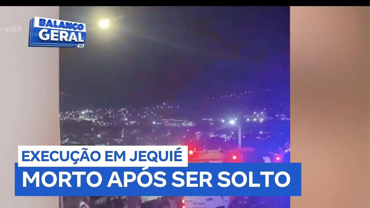 Homem é executado após deixar o conjunto penal de Jequié (BA)