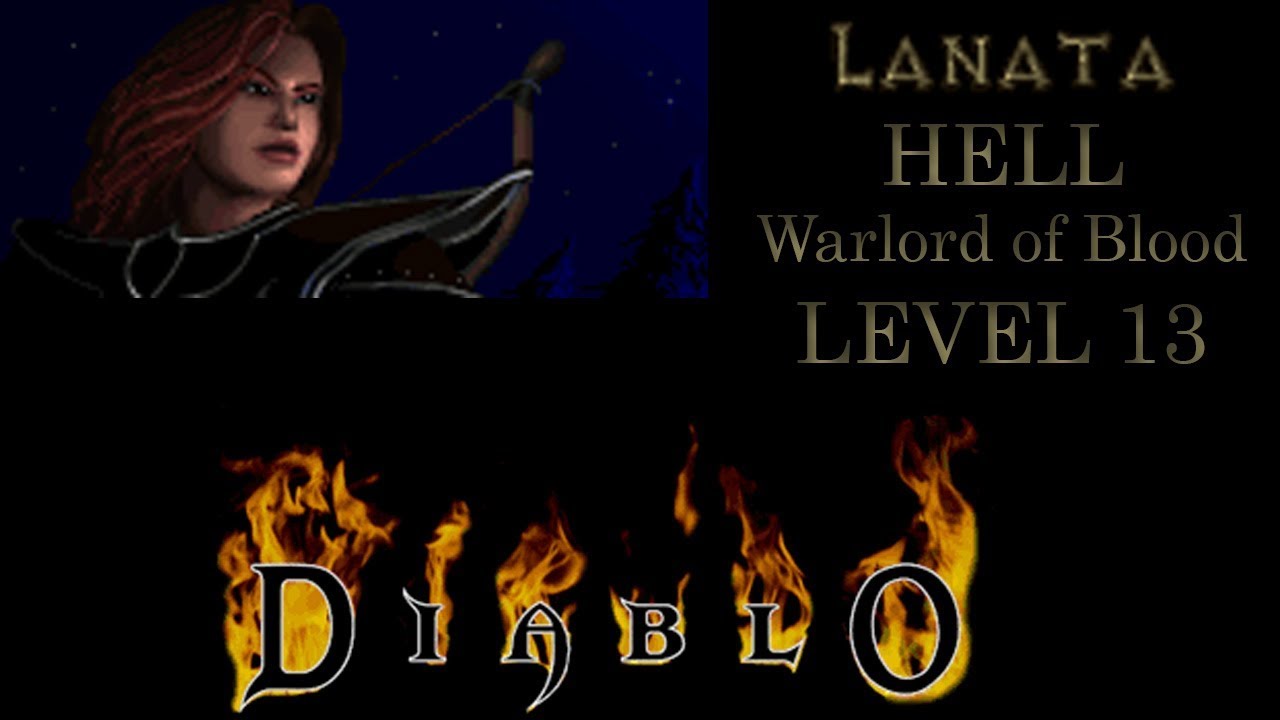 Diablo 1 - Let's play Rogue - Playthrough Level 13 - Warlord of Blood
