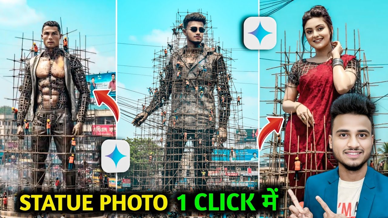 Trending Statue Ai Photo Kaise Banaye | Instagram Viral Ai Image Kaise Banaye | Statue Photo Editing