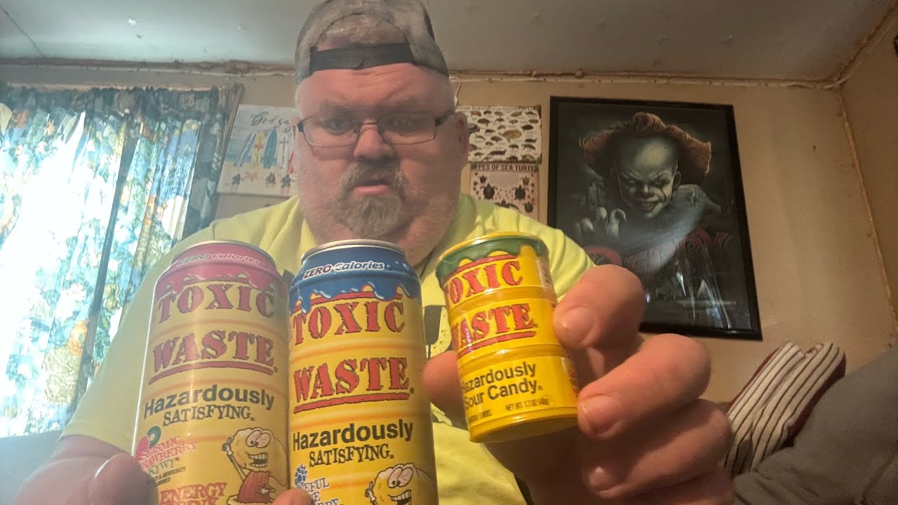 Toxic Waste Candy and Energy Drink 