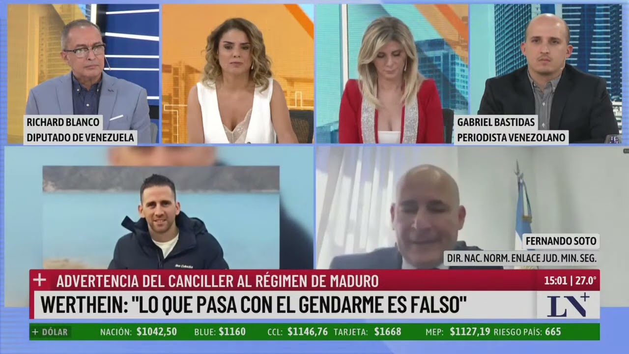 Conflicto con Venezuela: escala la tensión por la detención del gendarme argentino