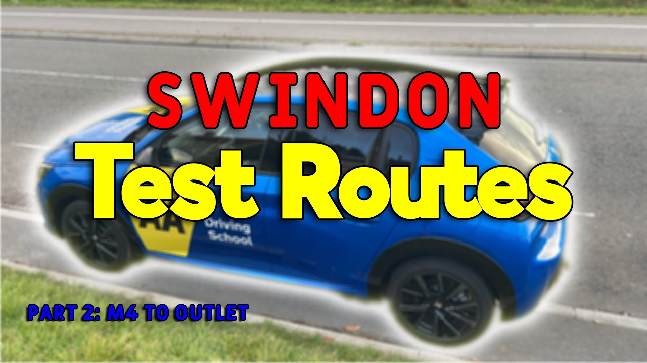 Swindon Test Routes - Part 2: M4 to The Outlet Village via Bruce Street Bridges Roundabout