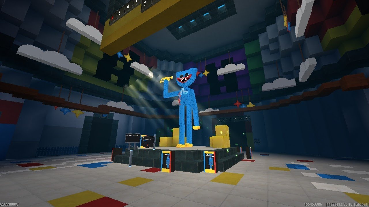 Búp bê Blue trong mini world !! Poppy playtime #3