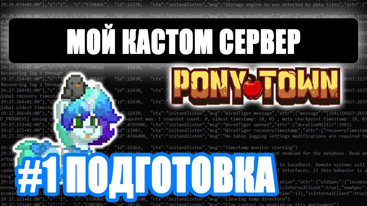 Создать СВОЙ КАСТОМ СЕРВЕР Pony Town - ЧАСТЬ 1 ПОДГОТОВКА