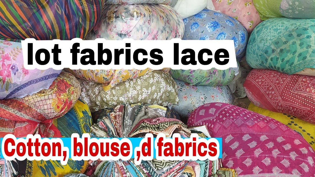 cut piece at surat market , cotton lot fabrics , surat cut piece market ,lot shot shop , sasti shop