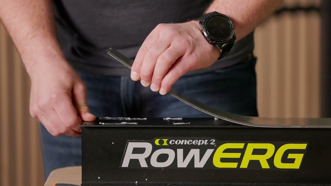 Concept2 RowErg - Edelstahlschiene tauschen