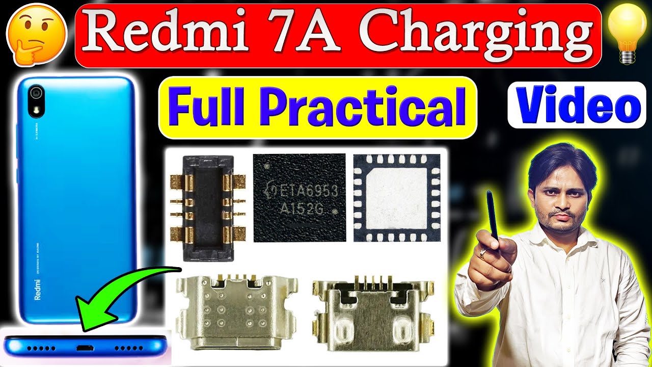 Redmi 7a charging problem | Redmi 7a charging jumper solution | mobile repairing course full video