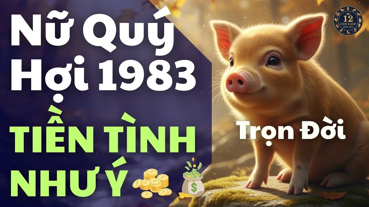 🐖 Nữ Quý Hợi 1983 Trọn Đời – Đường Tình Duyên Như Ý, Tài Lộc Nở Rộ Sau Tuổi 40 #quyhoi1983