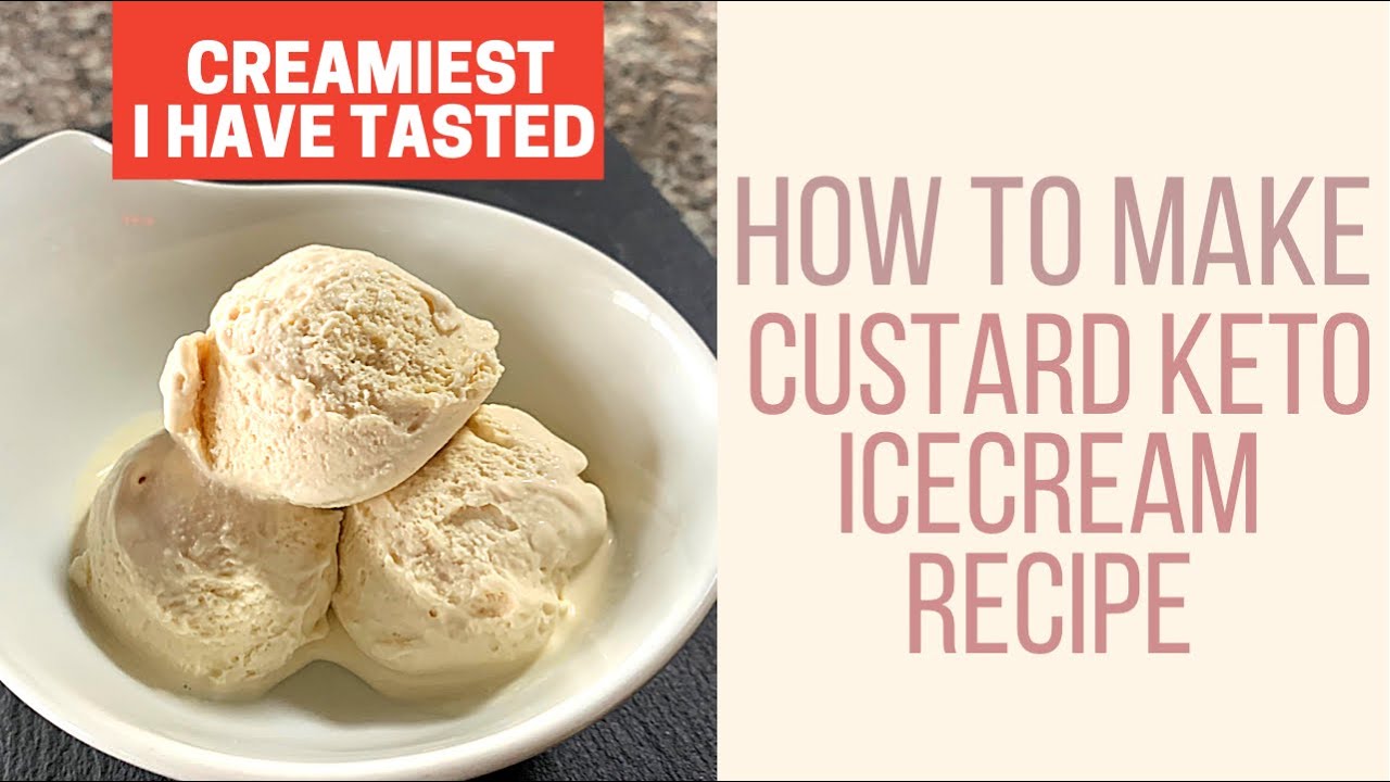 Keto custard ice cream recipe sugar free