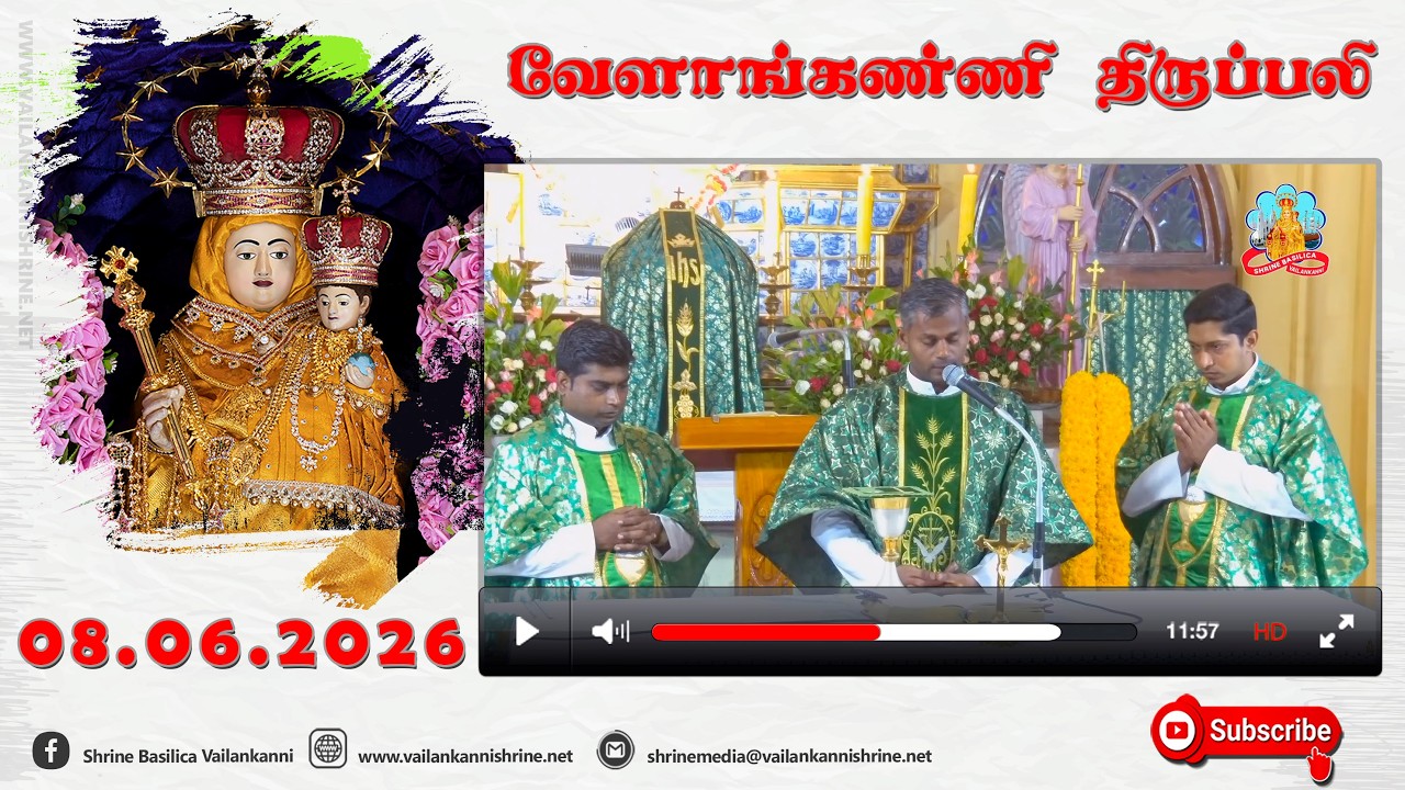 08 June 2026 @ 06:00 am Tamil Mass
