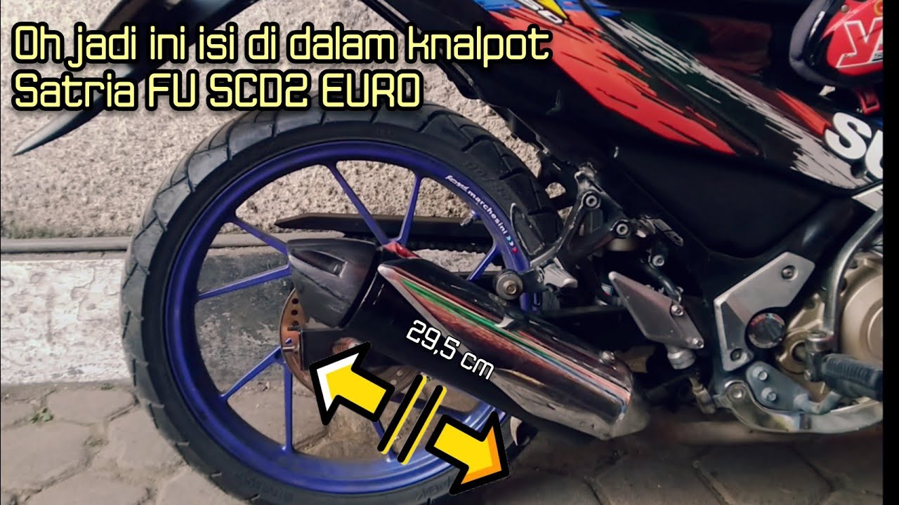 Knalpot Satria FU Dipotong Pendek