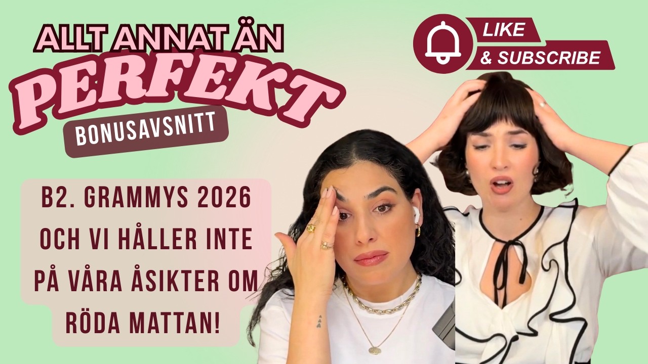 B2 Grammys 2026 och vi håller inte på våra åsikter om röda mattan!