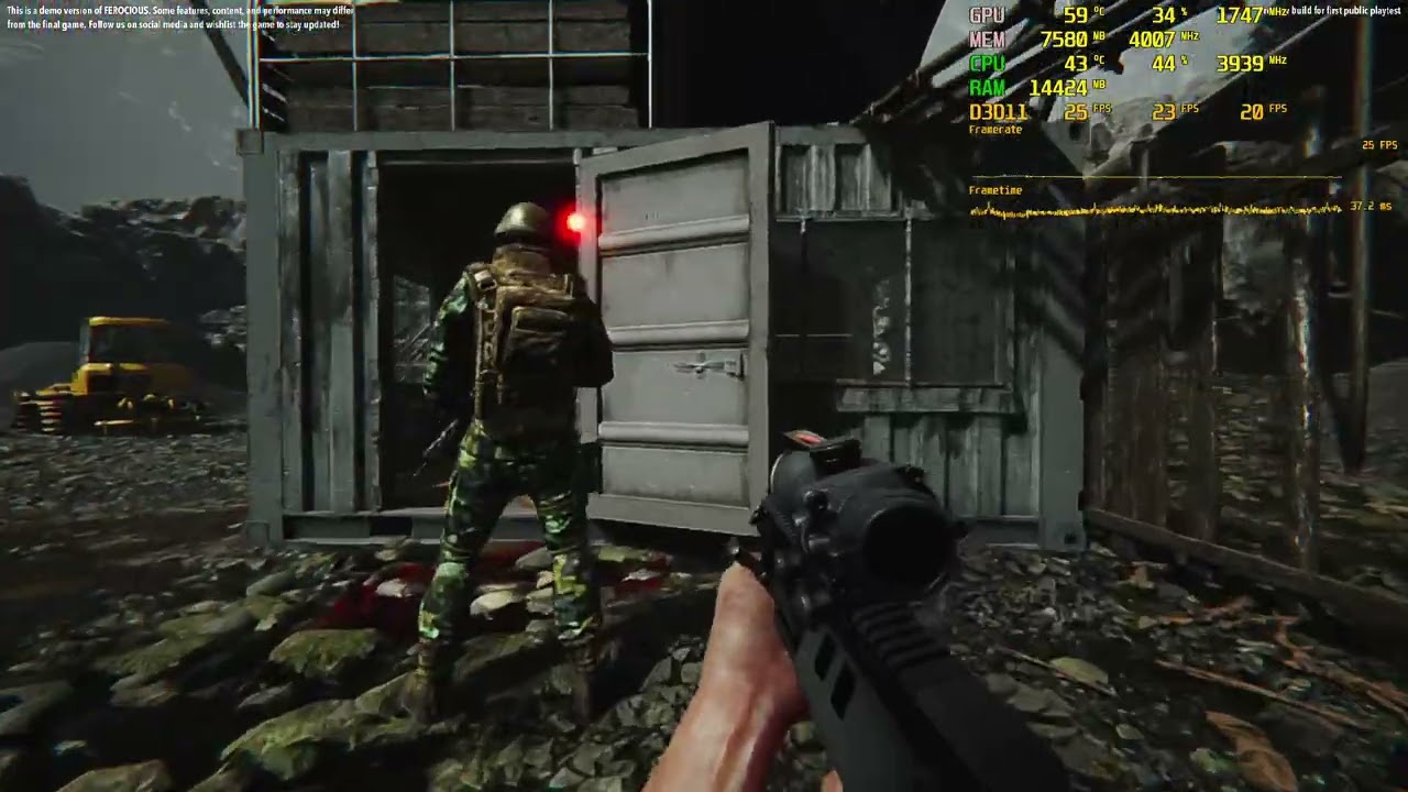 FEROCIOUS (on Steam) Demo First Look 4 of 4