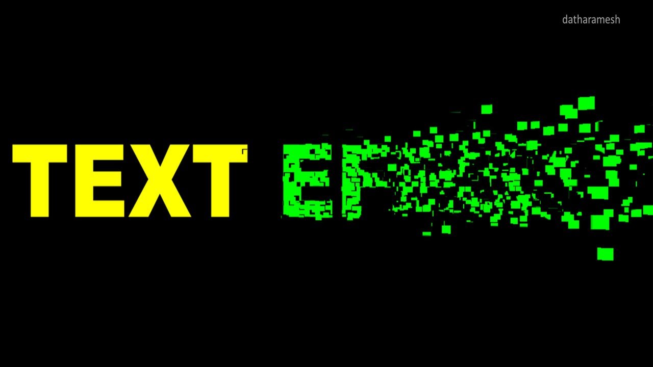 Particles Text Effect Animation in PowerPoint