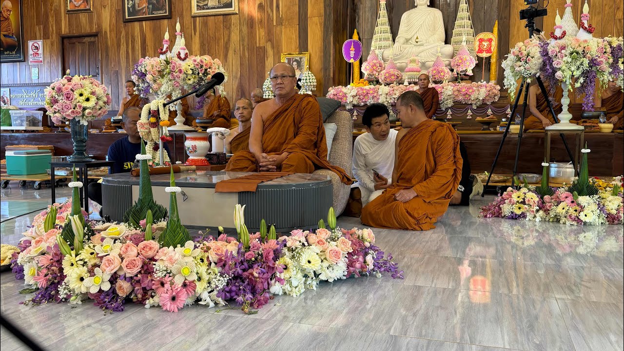 17/02/69 บวชพระเข้าสู่พุทธอุทยานที่พักสงฆ์วัดป่าบ่อน้ำพระอินทร์