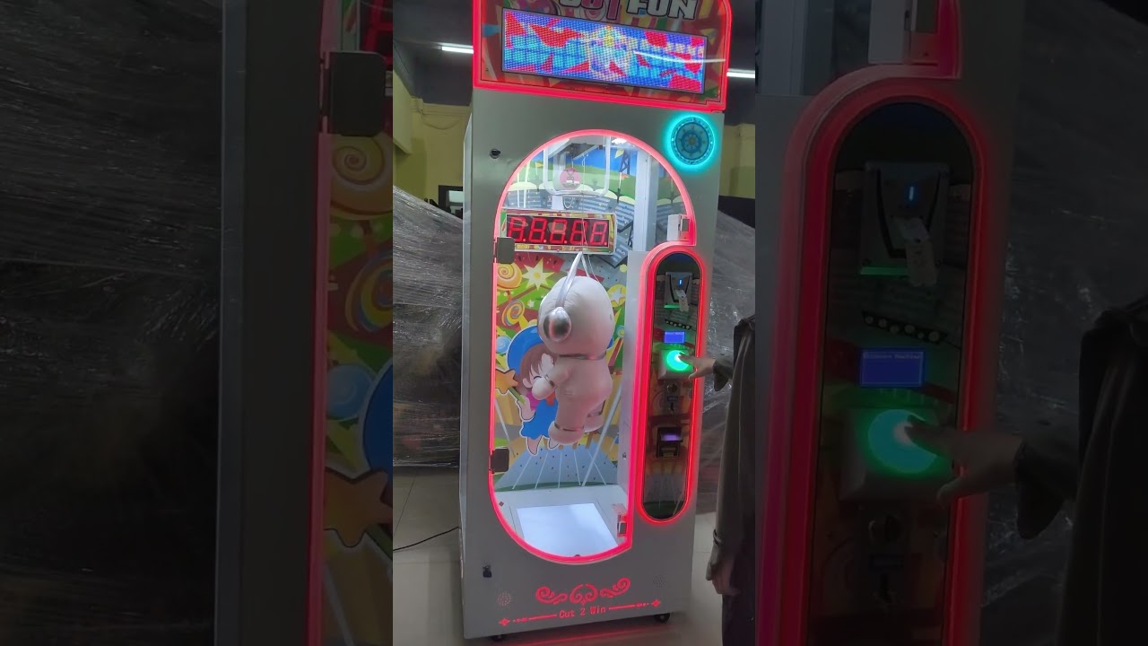 cut fun cutting game machine with timer #arcade #gamemachine #arcadegames  #gamemachines