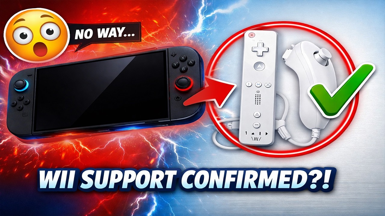 THE NINTENDO SWITCH 2 IS GETTING A WII CONTROLLER SUPPORT SOON!!