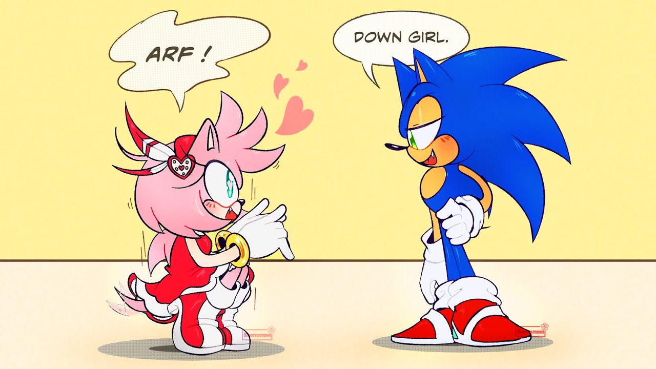 Down, Girl! - Sonamy (Sonic x Amy) Comic Dub Compilation