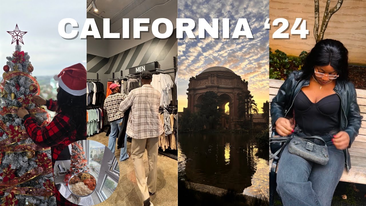 Christmas in California ‘24| Travel vlog | Fine art place | BBQ Night, Nike clearance store & more!!